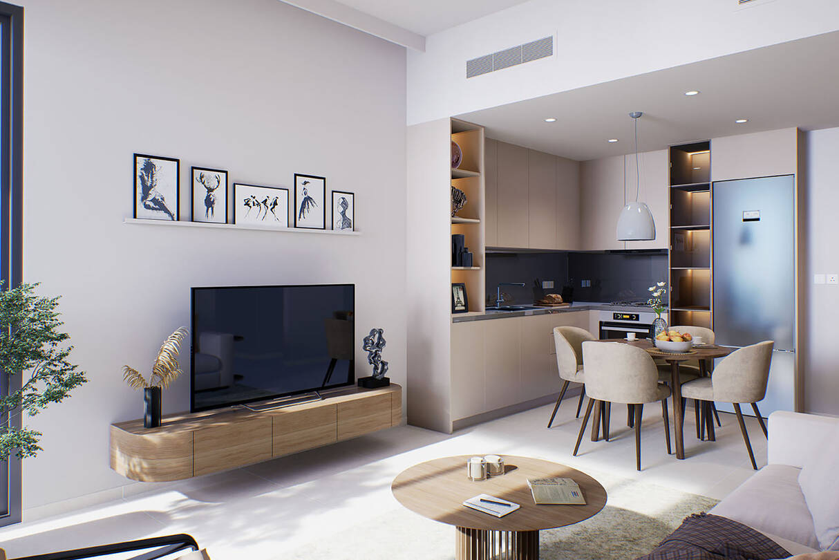 Studio, Apartment with 2 bedrooms in Town Square, Dubai